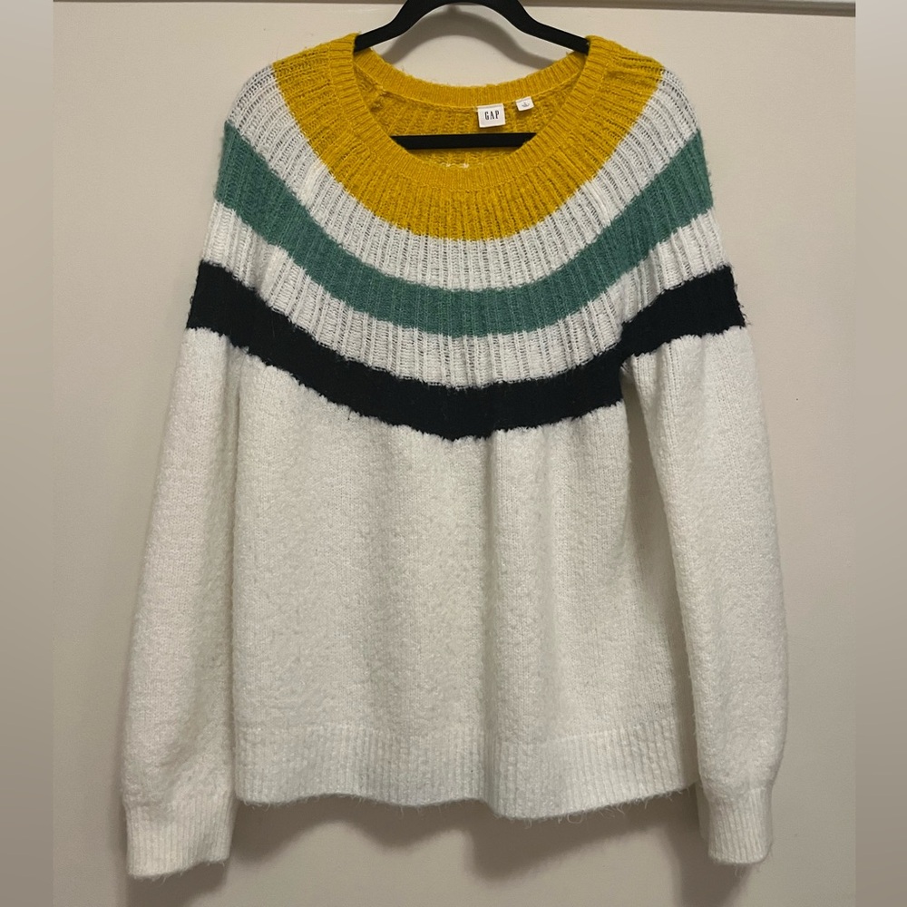 Gap Color Block Sweater - L